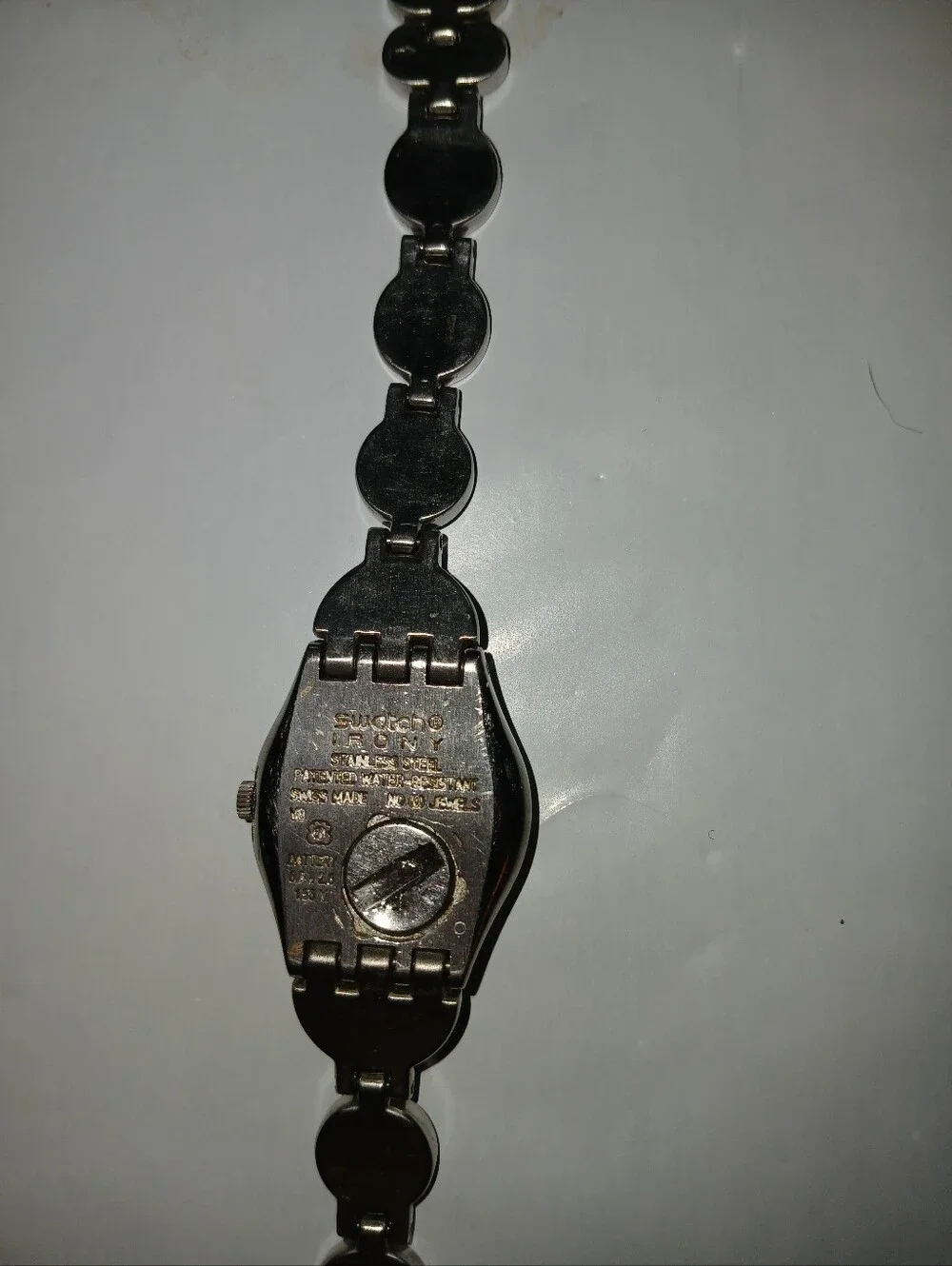 Swatch 2005 YSS317G Silver-Ton Ladies Bracelet Watch